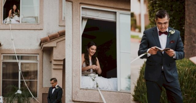 Gəlin koronavirusa yoluxdu, toyu belə etdilər – Fotolar