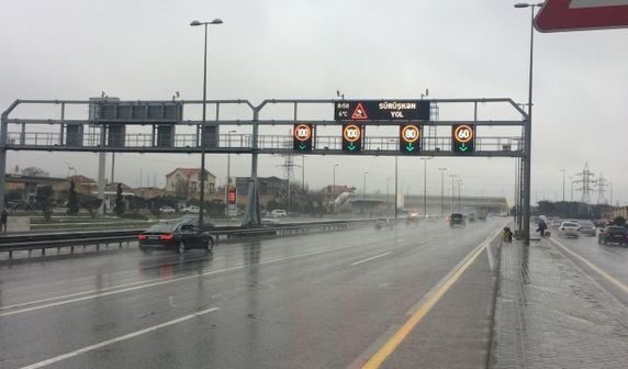 Paytaxt yollarında sürət həddi endirildi