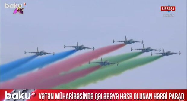 Bakıda Zəfər paradı – YENİLƏNİB + VİDEO