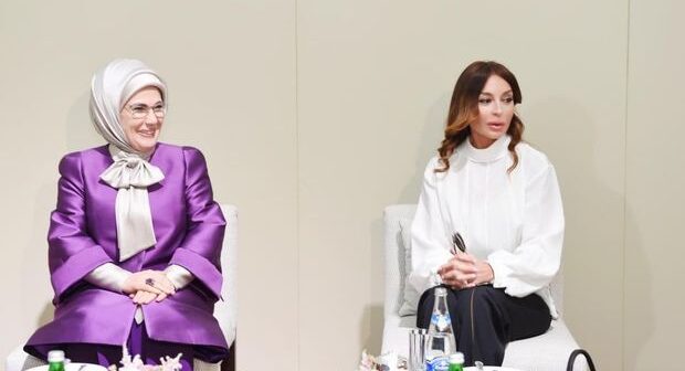 Azərbaycan və Türkiyənin birinci xanımlarının görüşü olub