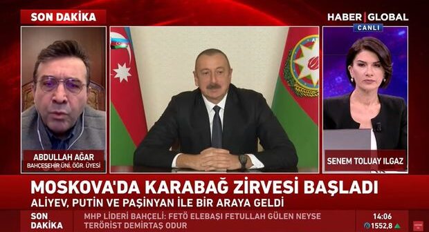 İlham Əliyev, Putin və Paşinyan görüşü “Haber Global”da – VİDEO