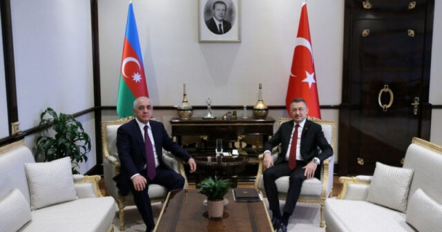 Azərbaycanın Baş naziri Türkiyənin vitse-prezidenti ilə görüşüb