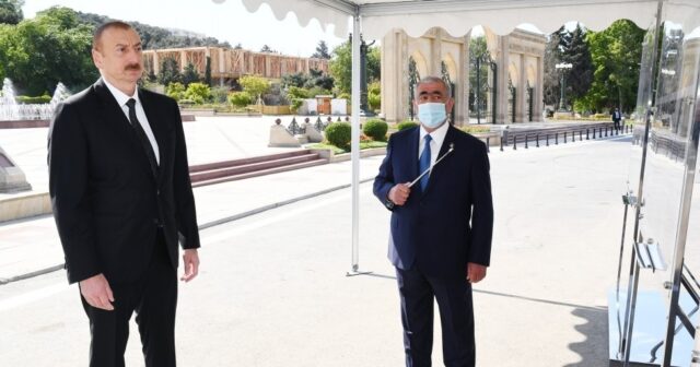 Prezident azad olunmuş yerlərə aparan yolları qısa müddətdə bərpa etmək tapşırığı verib