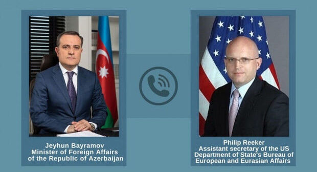 Ceyhun Bayramov ABŞ Dövlət katibinin köməkçisi ilə telefon danışığı keçirib