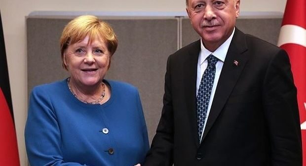 Ərdoğan və Merkel arasında görüş keçirilib