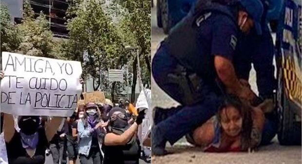 Polisin dizi altında can verən miqrant qadına görə feministlər ayağa qalxdı – FOTO