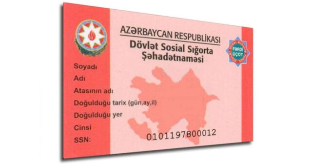 Sosial sığorta şəhadətnaməsi ləğv edildi