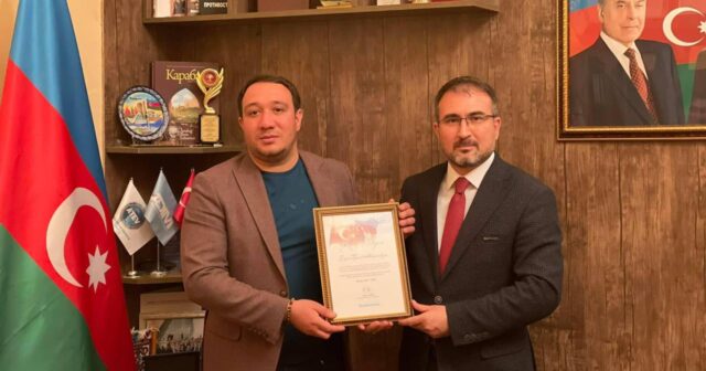 Gənclər təşkilatında Türkiyə nümayəndə heyyəti ilə görüş keçirilib