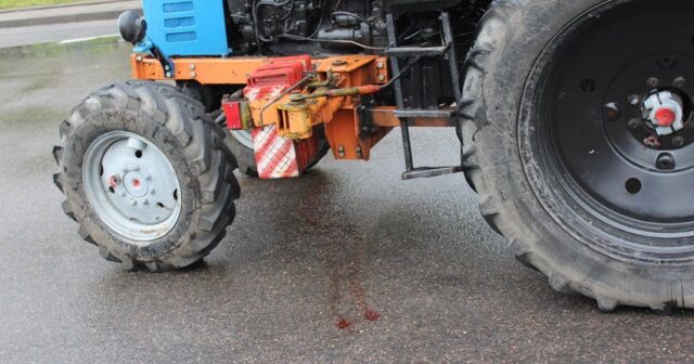 Nərimanovda traktor piyadanı vurdu