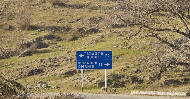 Dmanisidə azərbaycanlılar aksiya keçirirlər