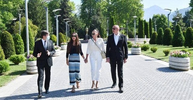 Prezident və xanımı Qəbələdə – FOTOLAR