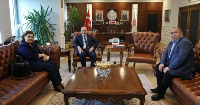Tənzilə Rüstəmxanlı türkiyəli nazir Vedat Bilginlə görüşdü – FOTOLAR