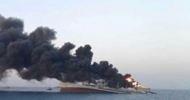 İran ordusunun böyük hərbi gəmisi batdı