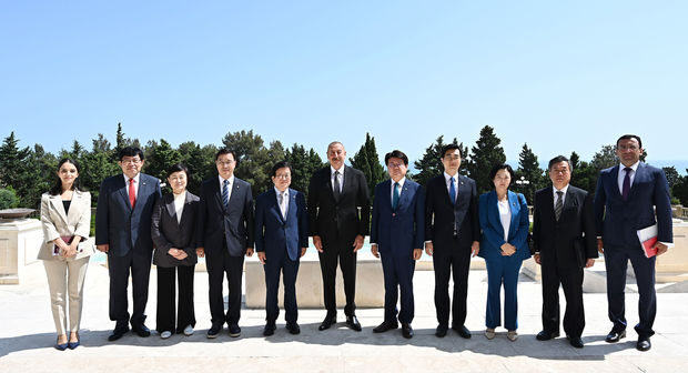 İlham Əliyev Koreya Milli Assambleyasının sədrini qəbul etdi – YENİLƏNİB + FOTO