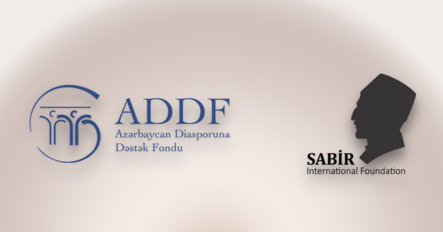 Azərbaycan Diasporuna Dəstək Fondu ilə Sabir Beynəlxalq Fondu (Sabir İnternational Foundation) arasında memorandum imzalanıb