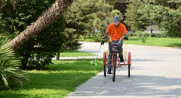 Bakının kommunal xidmətləri yeni velosipedlərlə təmin edilib – FOTO
