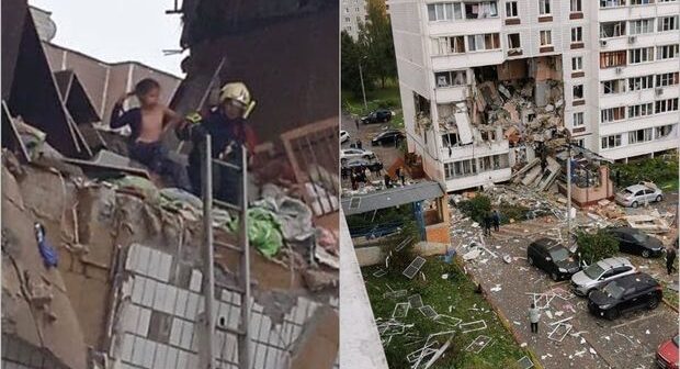 Rusiyada yaşayış binasında baş verən dəhşətli partlayışdan ANBAAN VİDEO – YENİLƏNİB + FOTO