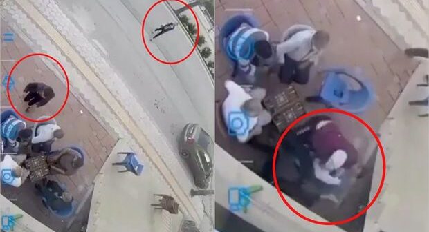 Türkiyədə dəhşət: Qadına baltalı hücuma oturduqları yerdən tamaşa etdilər – VİDEO