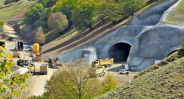 Murovdağ tunelindən yeni görüntülər – FOTO