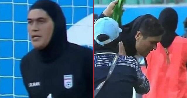 İranın qadınlardan ibarət futbol komandasının qapıçısı kişi çıxdı – Biabır oldular – Fotolar