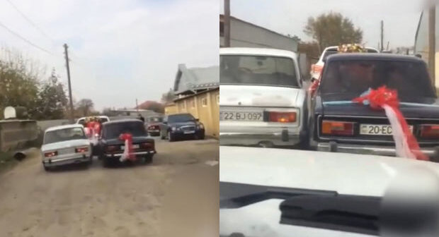 Toy karvanında avtoxuliqanlıq edən sürücü həbs edildi – FOTO/VİDEO