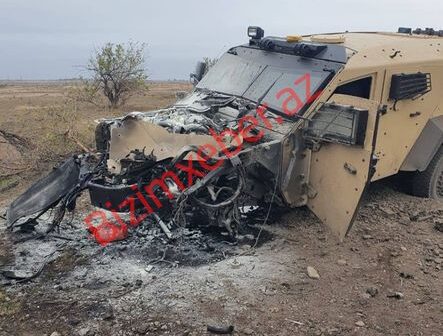 Generalın minaya düşdüyü maşının görüntüləri yayıldı – Fotolar + Video