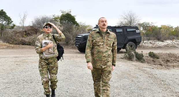 Prezident İlham Əliyev və Mehriban Əliyeva Şuşa şəhərinə səfərə gediblər – FOTO