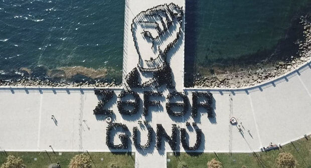 Bakıda Zəfər Gününə həsr olunmuş möhtəşəm fləşmob – FOTO/VİDEO