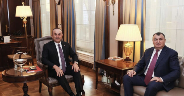 DATÜB Lideri Ziyatdin Kasanov Mövlud Çavuşoğlu ilə görüşüb