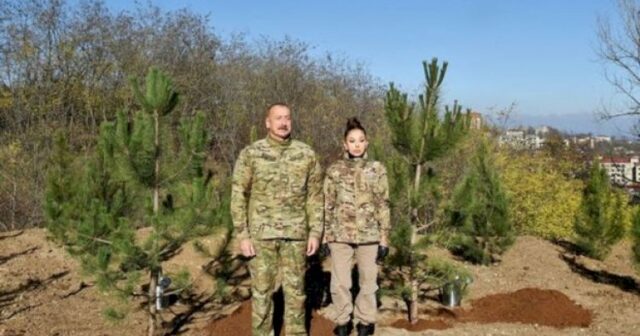 İlham Əliyev, Mehriban Əliyeva və ailə üzvləri Şuşa şəhərində olublar