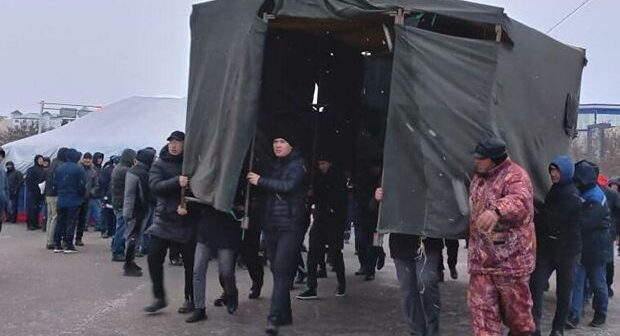 Etirazçılar yenidən Almatının mərkəzinə toplaşırlar – VİDEO