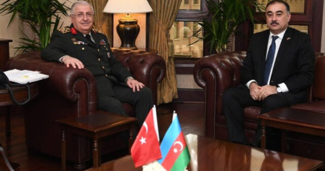 Türkiyənin Baş Qərargah rəisi Azərbaycan səfirini qəbul edib