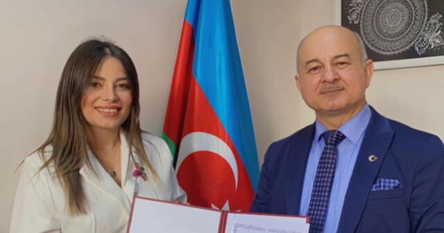 Gənc jurnalist “Türk dünyasına xidmət” diplomu ilə təltif edildi – FOTOLAR