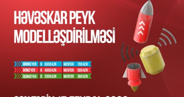“TEKNOFEST Azərbaycan” çərçivəsində “Həvəskar peyk modelləşdirilməsi’’ müsabiqəsinə qeydiyyat davam edir