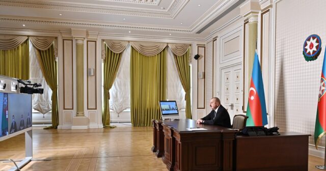 Prezident İlham Əliyev yeni icra başçılarını videoformatda qəbul edib
