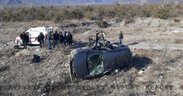Bu gün 3 nəfərin öldüyü dəhşətli qəzanın VİDEOSU – ÜRƏYİ ZƏİF OLANLAR BAXMASIN