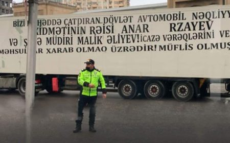 Bakıda TIR sürücüləri həbs olundu