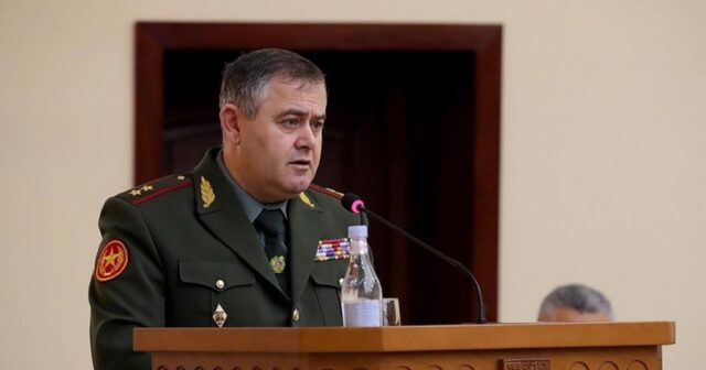 Ermənistanın Baş Qərargah rəisi vəzifəsindən azad edilib