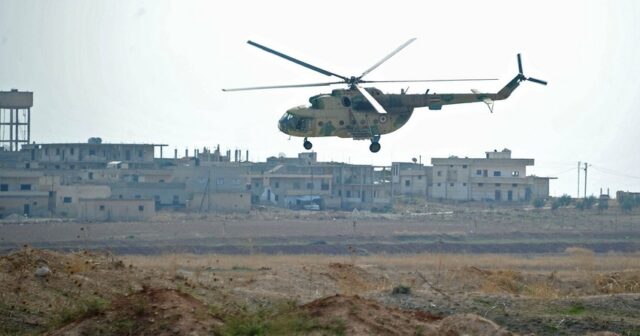 Suriyada hərbi helikopter qəzaya uğrayıb, 2 nəfər ölüb