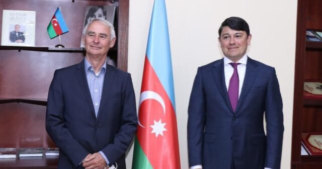 Dövlət Komitəsinin sədri almaniyalı professorla görüşüb