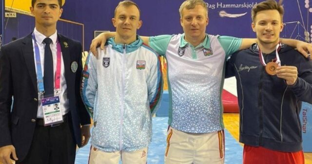 Azərbaycan gimnastı Dünya Kubokunda medal qazanıb