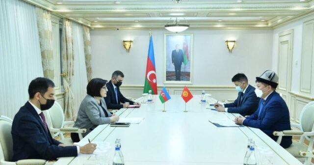Sahibə Qafarova Qırğızıstan səfiri ilə görüşüb