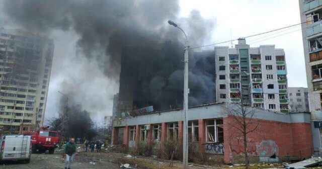 Ukraynanın Çerniqov vilayəti bombalanıb, 47 dinc sakin ölüb