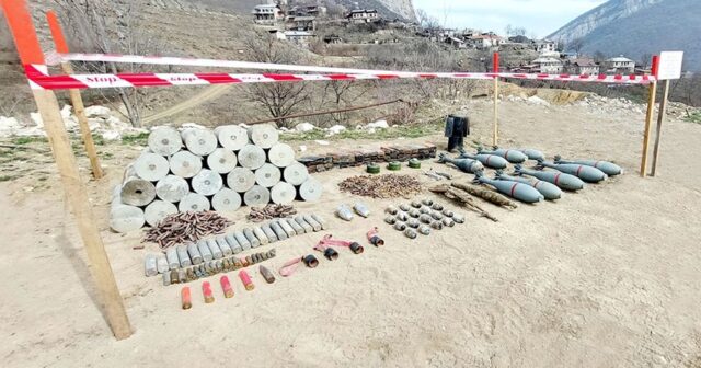 MN-nin azad olunan ərazilərdə aşkarladığı minaların sayı açıqlanıb