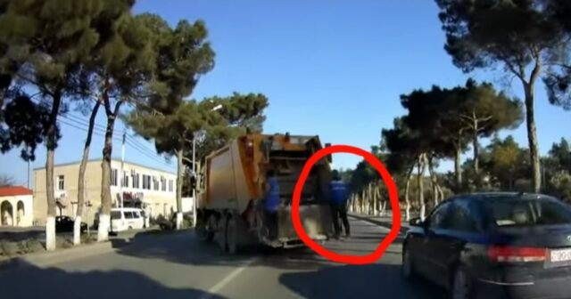 Azərbaycanda dəhşətli faciə: zibil maşınından yıxıldı, təkərin altında qalıb keçindi