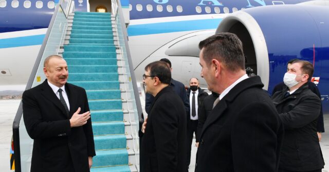 Prezident İlham Əliyevin Türkiyəyə işgüzar səfəri başlayıb