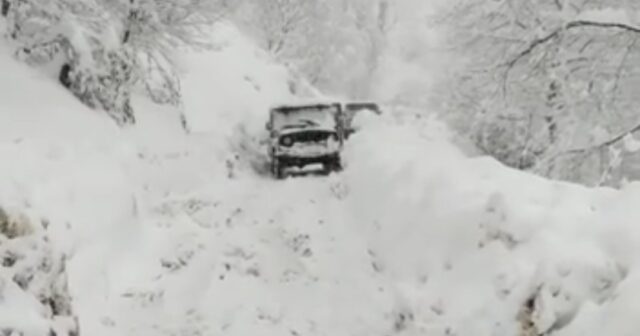 SON DƏQİQƏ: Bu rayonda qar bir metri keçdi, kəndlərlə rayonun gediş-gəlişi kəsildi – VİDEO