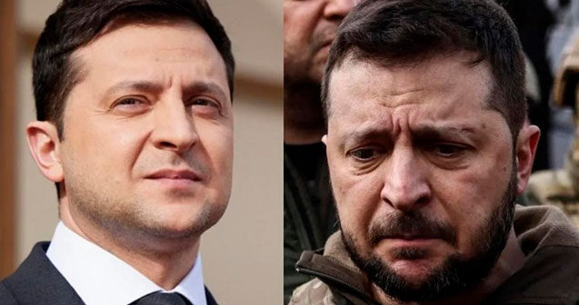 Zelenski kollaj edilən fotosundan danışdı: onlar iki fərqli insandır