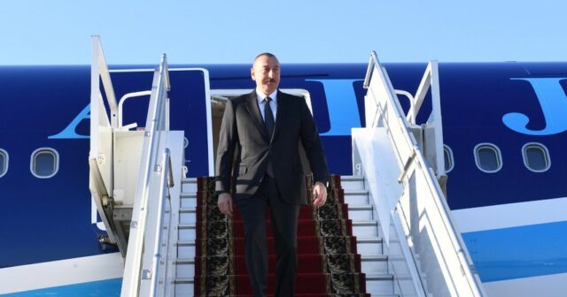 Prezident İlham Əliyev Brüsselə işgüzar səfərə gedib