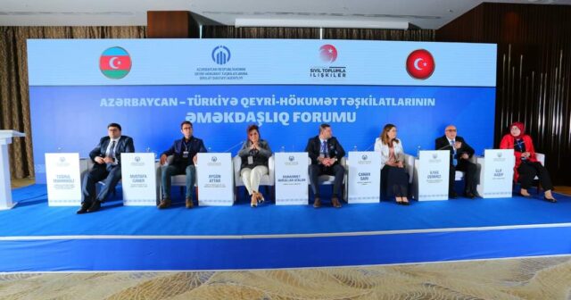 Azərbaycan – Türkiyə QHT-lərinin Əməkdaşlıq Forumu keçirilib – FOTOLAR